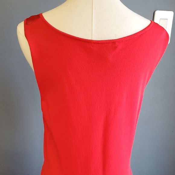 Ralph Lauren Scarlet Red  Midi Dress - Picture 7 of 15